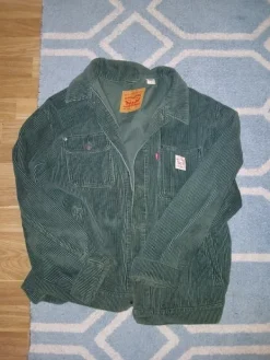 Outlet Levi's Levis's Corduroy Sunrise Trucker Jacket Green