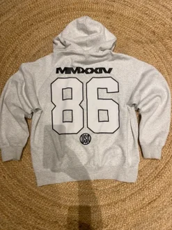 New Light grey hoodie with print