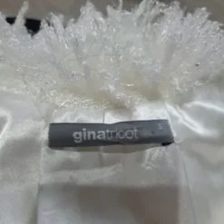 Hot Luonnonvalkoinen ginatricot pörrötakki koko s