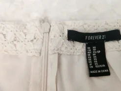 Discount Forever 21 Luonnonvalkoiset mikroshortsit