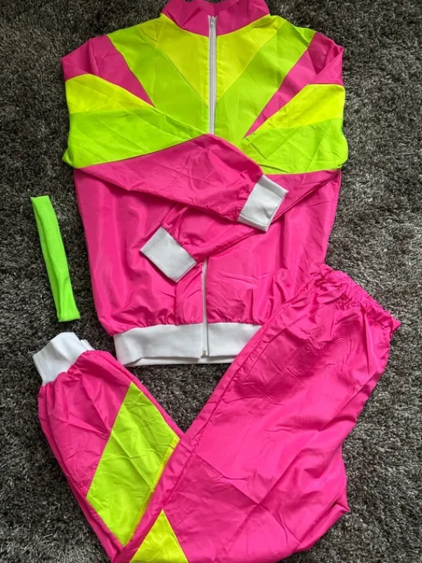 Hot KOKO 80-luvun tuulipuku/treeniasu