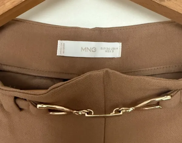 Online Mango Housut Ruskeat