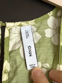 Hot Mango vihreä kesämekko koko S