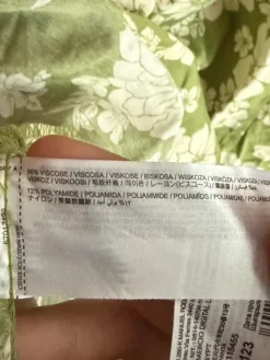 Hot Mango vihreä kesämekko koko S