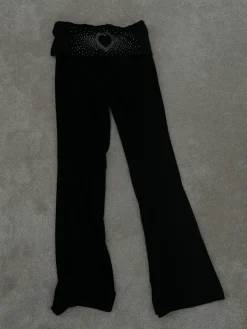 Hot temu Matalavyötäröiset leveälahkeiset yoga pants