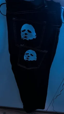 Online Shein Michael myers baggy farkut