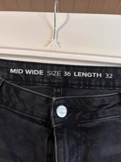 Clearance Mid waist wide farkut