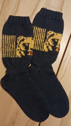 New Miesten mustat karhuvillasukat