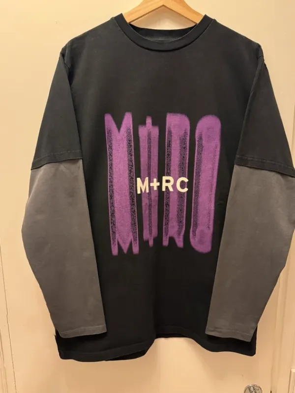 Sale RC M+ Noir Double Layer Tee