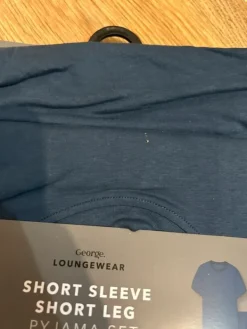 Online George Męska piżamka krótki rękaw