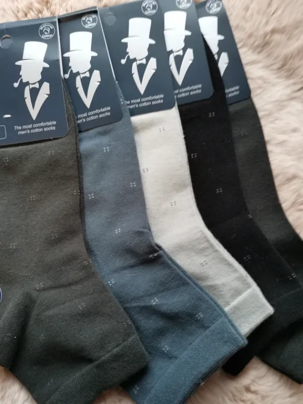 Hot Pesail Męskie bawełniane skarpety 39 do 42 5 par