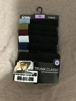 Clearance Męskie bokserki 7 sztuk M