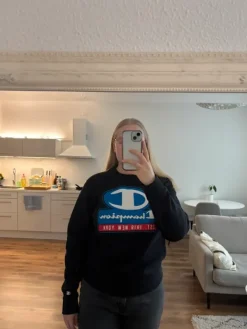 Sale Champion Musta collegepaita