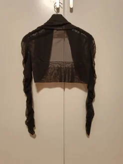 Hot Fanny USA Musta läpikuultava bolero M