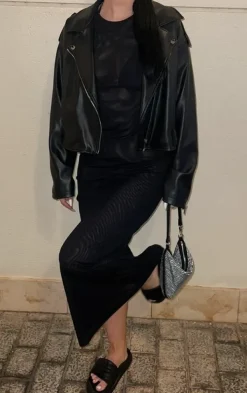 Discount NA-KD Musta mesh maximekko