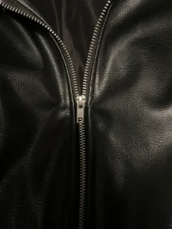 Clearance Musta nahkatakki