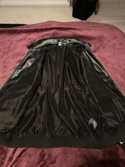 Clearance Musta nahkatakki