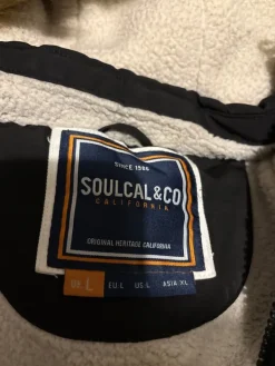 Online Soulcal & Co Musta talvitakki