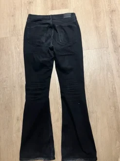 Sale Mustat low waist flare- farkut