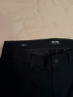 ONLY & SONS Mustat suorat housut