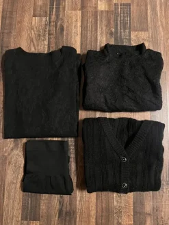 Clearance Mustat vaatteet