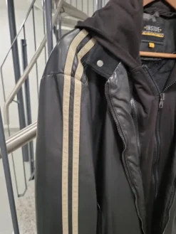 New Inside Nahkatakki miesten