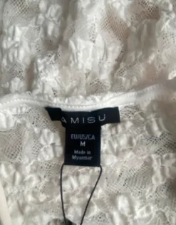 New New Yorker, amisu, biały top koronkowy M