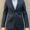 Online Pal Zileri Chequered Navy Jacket (50/M)