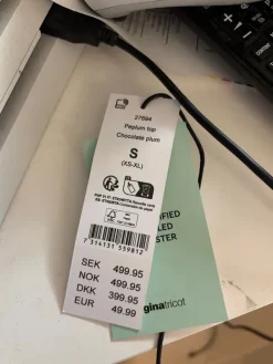 Online Gina Tricot Peplum toppi