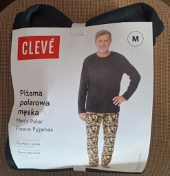 Sale Cleve Piżama męska polarowa bardzo ciepła M