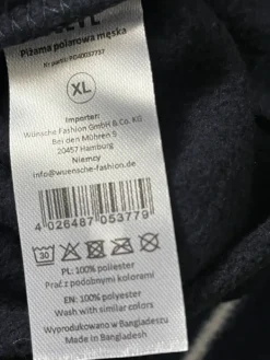 Hot Cleve piżama męska polarowa długi rękaw