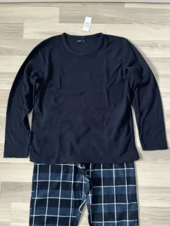 Online Cleve piżama męska polarowa długi rękaw