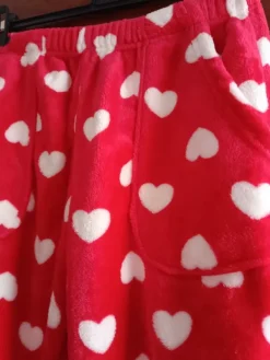 Discount bez Piżama polarowa w serduszka r.M