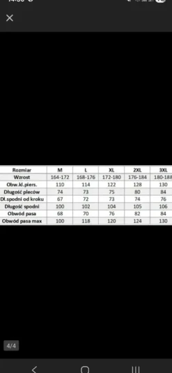 Clearance Pidżama męska XXL, ForMax