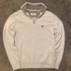 New Pier One White Knit Quater Zip 1/4 Size S