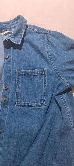 Best Mango Pitkä farkkutakki