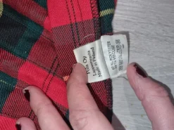 Online Pola Plated midi skirt, Scottish checkered/ tartan pattern