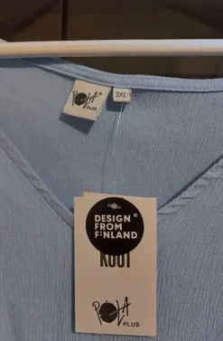 Discount Pola plus vaaleansininen mekko koko 56-58