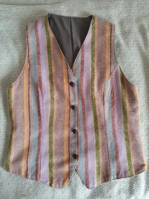 Sale Vintage Raidallinen liivi