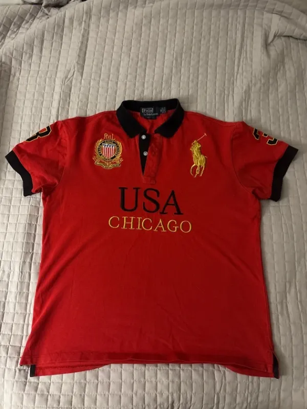 New Ralph Lauren Red Chicago shirt