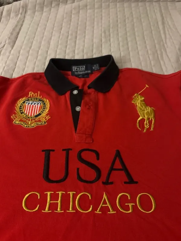 New Ralph Lauren Red Chicago shirt