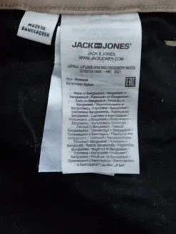 New Jack & Jones Reisitaskuhousut, 32/36 vaalea beige