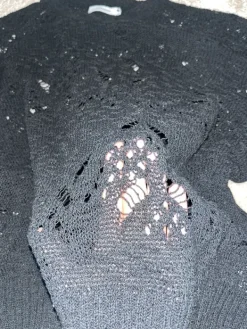Discount Reserved Ripped Knit
