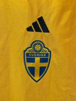 Clearance adidas Ruotsi 2022 Pelipaita / Sweden Home Shirt / Sverige Fotbollströja