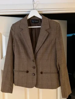 Best Kappahl Ruskea ruutu-bleiseri