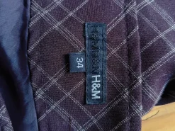 Outlet H&M Ruskea ruutuhame