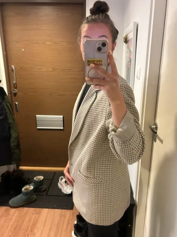 New Ruudullinen vintage bleiseri