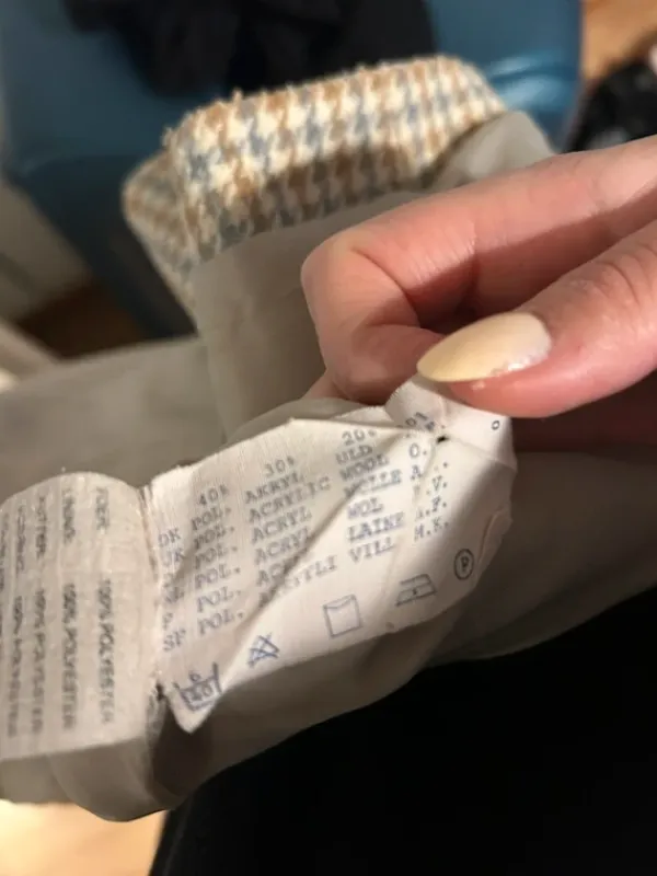 New Ruudullinen vintage bleiseri