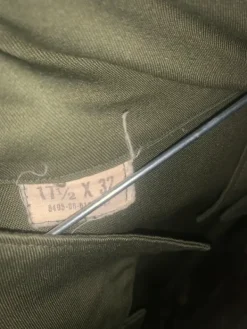 Sale 70s shirt field jacket green button up m