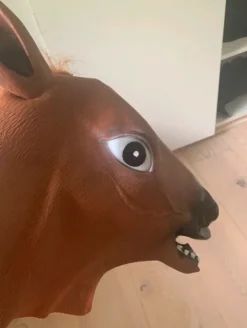 Mask Sjov heste meme til halloween eller fest